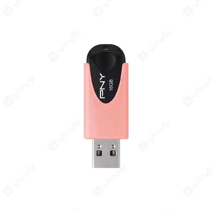 فلش مموری PNY مدل FD16GATT4PAS1KA-EF USB2.0 با ظرفیت 16 گیگابایت در رنگ بندی صورتی می باشد.