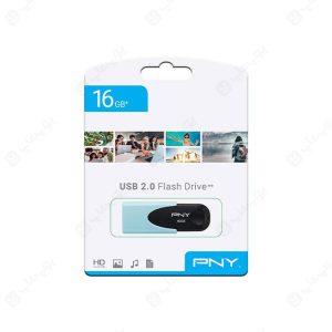 فلش مموری PNY مدل FD16GATT4PAS1KA-EF USB2.0 با ظرفیت 16 گیگابایت در بسته بندی مناسب قرار دارد.