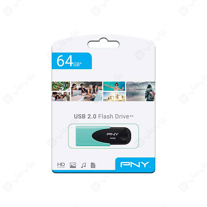 فلش مموری PNY مدل FD64GATT4PAS1KA-EF USB2.0 با ظرفیت 64 گیگابایت دارای گارانتی و ضمانت اصالت کالا است.