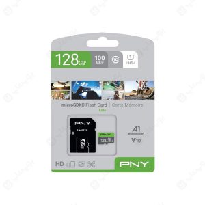 کارت حافظه میکرو SD پی ان وای مدل P-SDU128V11100EL-GE ظرفیت 128 گیگابایت دارای گارانتی و ضمانت اصالت کالا می باشد.