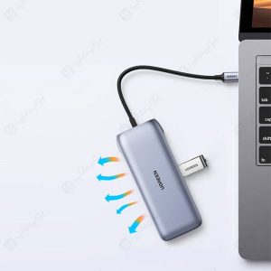 هاب 9 پورت Type-C به USB3.0 ،LAN ،VGA ،HDMI ،SD ،TF و PD یوگرین مدل CM-274 با سرعت انتقال بالا می باشد.