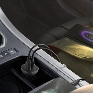 شارژر فندکی 18W یوگرین CD130 با طراحی جمع و جور