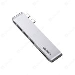 هاب 3 پورت Type C به USB 3.0 با یک پورت Type C و درگاه کارت حافظه با قابلیت PD یوگرین CM251 مناسب برای استفاده روزمره