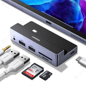 هاب 5 پورت Type C به USB 3.0 و HDMI با قابلیت PD یوگرین CM317 مناسب برای استفاده روزمره