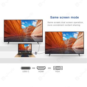 تبدیل USB 3.0 به HDMI/VGA یوگرین مدل CM449 با استاندارد USB 3.0