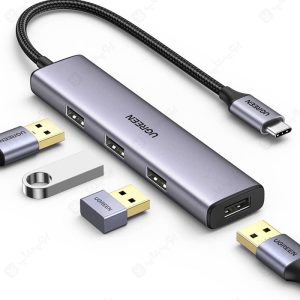 هاب 4 پورت Type C به USB 3.0 یوگرین CM473 با کیفیت بالای ساخت