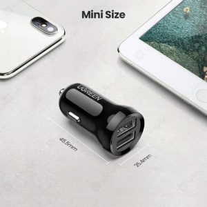 شارژر فندکی 24W یوگرین ED018 با قیمت مناسب