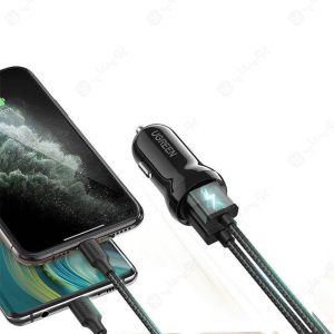 شارژر فندکی 24W یوگرین ED018 با قابلیت شارژ سریع
