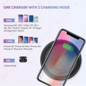 شارژر وایرلس یوگرین مدل ED032 با قابلیت شارژ سریع