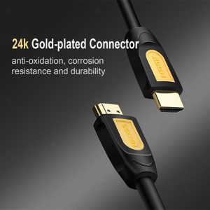 کابل V2.0 HDMI 4K یوگرین HD101 به طول 3 متر با قیمت مقرون به صرفه