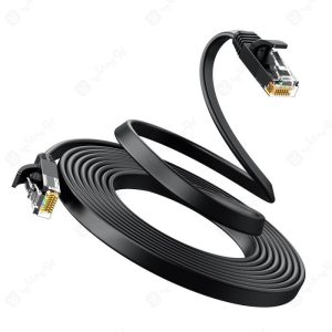 پچ کورد UTP Cat6 یوگرین مدل 50176 NW102 به طول 5 متر با کابل پهن است.
