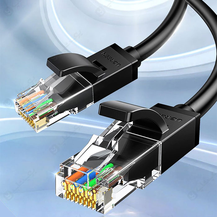 پچ کورد UTP Cat6 یوگرین مدل NW102 به طول 50 متر از جنس مس با پوشش PVC