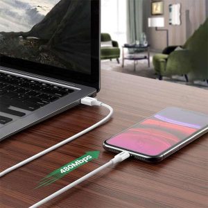کابل USB به لایتنینگ یوگرین مدل US155 MFI به طول 1 متر با کیفیت ساخت بالا