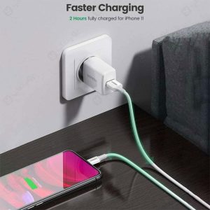 کابل USB به لایتنینگ یوگرین مدل US155 MFI به طول 2 متر با سرعت بالا