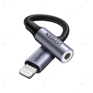 تبدیل لایتنینگ آیفون به جک 3.5 میلی متر یوگرین مدل US211 MFI با طراحی زیبا