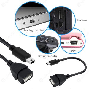 کابل Mini USB - OTG به USB 2.0 یوگرین مدل US249 با کیفیت عالی