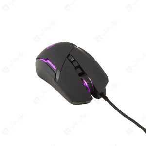 موس گیمینگ سیمی بیاند مدل BGH-1200 7D با موس پد با کابل 1.5 متری بافته شده است.