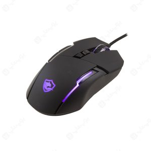 موس گیمینگ سیمی بیاند مدل BGH-1200 7D با موس پد دارای نورپردازی LED می باشد.