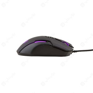 موس گیمینگ سیمی بیاند مدل BGH-1200 7D با موس پد دارای طراحی ارگونومیک است.