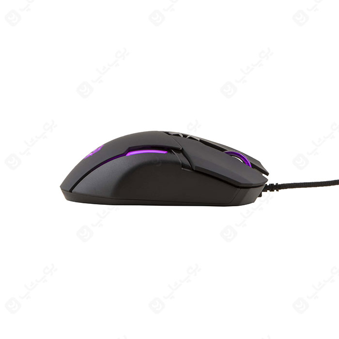 موس گیمینگ سیمی بیاند مدل BGM-1200 7D با موس پد دارای طراحی ارگونومیک است.