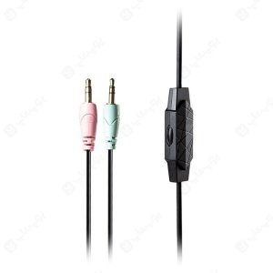 هدست سیمی بیاند مدل BH-670 دارای کنترلر اینلاین و رابط 2 فیش می باشد.