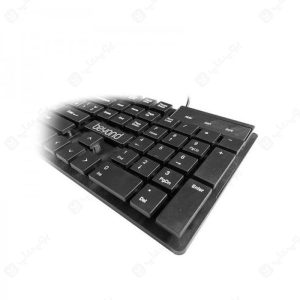کیبورد سیمی بیاند مدل BK-2870 با طراحی بسیار ساده است.
