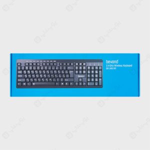 کیبورد بی سیم بیاند مدل BK-3451RF در بساه بندی مناسب قرار دارد.