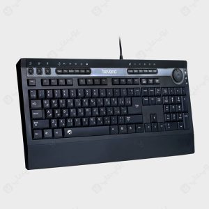 کیبورد سیمی بیاند مدل BK-8700 با طراحی ارگونیک می باشد.