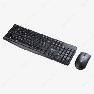 ست موس و کیبورد بی سیم بیاند مدل BMK-2232 RF دارای اتصال بی سیم است.