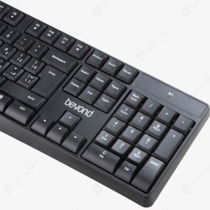 ست موس و کیبورد بی سیم بیاند مدل BMK-2232 RF با طراحی ارگونومیک است.