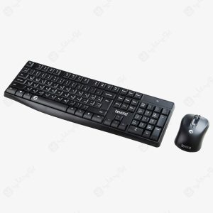 ست موس و کیبورد بی سیم بیاند مدل BMK-2234 RF دارای اتصال بی سیم می باشد.