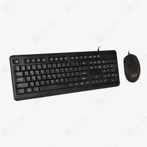 ست موس و کیبورد سیمی بیاند مدل BMK-4110 دارای اتصال سیمی و سازگاری گسترده است.