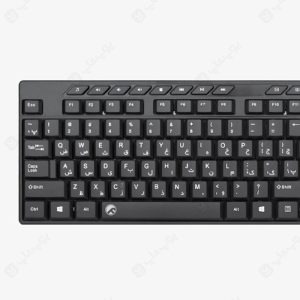 ست موس و کیبورد سیمی بیاند مدل BMK-4222 با کلید های مالتی مدیا و اینترنت است.
