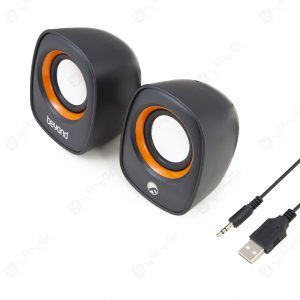 اسپیکر رومیزی بیاند مدل BZ-2055 با رابط جک 3.5 میلی متری و USB است.
