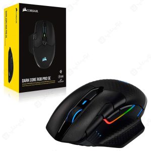 موس بی سیم گیمینگ کورسیر مدل Dark Core RGB Pro SE با باتری قدرتمند