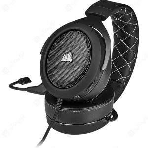 هدست گیمینگ سیمی کورسیر مدل HS60 Pro دارای کنترلر رولی صدا می باشد.