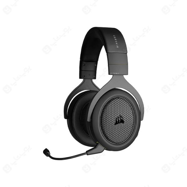 هدست گیمینگ سیمی کورسیر مدل HS70 Bluetooth دارای طراحی ارگونومیک است.