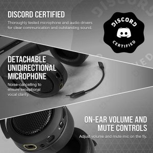 هدست گیمینگ سیمی کورسیر مدل HS70 Bluetooth با میکروفون پرتابل با کیفیت می باشد.