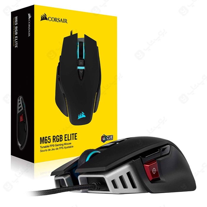 موس سیمی گیمینگ کورسیر مدل M65 RGB ELITE مناسب برای کاربری گیمینگ
