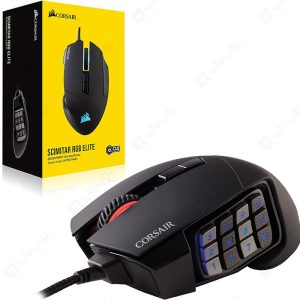 موس سیمی گیمینگ کورسیر مدل M65 RGB ELITE با توانایی تنظیم وزن