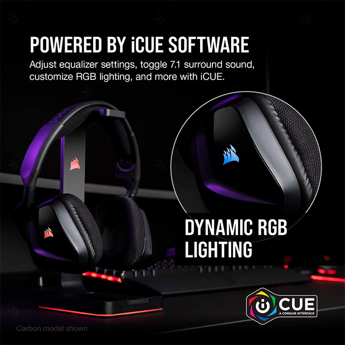هدست سیمی گیمینگ کورسیر مدل Void RGB Elite با صدای 7.1 کانال با ویژگی‌های پیشرفته