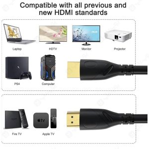 کابل HDMI به HDMI دی لینک مدل HCB-4AABLBR به طول 30 متر یک انتخاب مناسب است.