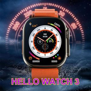ساعت هوشمند HELLO WATCH 3 با نمایشگر HD می باشد.