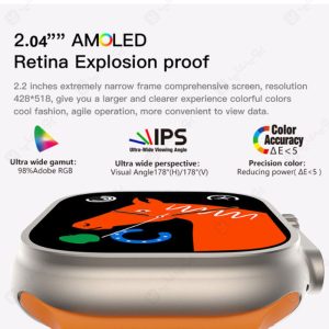 ساعت هوشمند HELLO WATCH 3 دارای نمایشگر AMOLED است.
