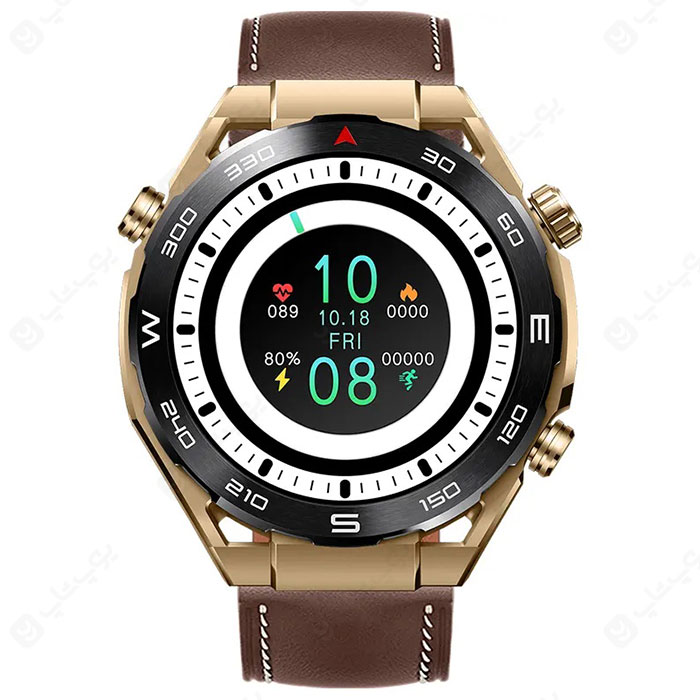 ساعت هوشمند مدل HK5 HERO نسخه Chat GPT دارای GPS و قطب نما می باشد.