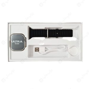 ساعت هوشمند مدل HK9 Ultra نسخه Chat GPT دارای شارژر مگنتی است.