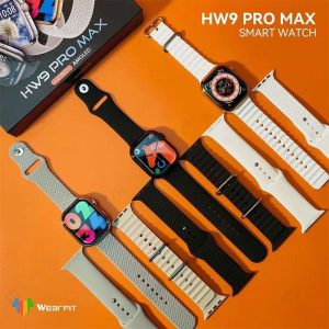 ساعت هوشمند مدل HW9 Pro Max دارای بند اضافی است.