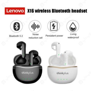 طراحی زیبا و کوچک هندزفری بی‌سیم لنوو مدل ThinkPlus Live Pods X16