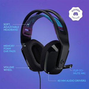 هدست گیمینگ لاجیتک مدل G335 Wired با سازگاری بالا