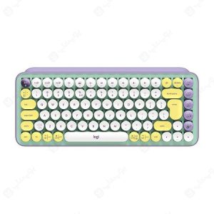 کیبورد بی سیم لاجیتک POP KEYS در دو رنگ ترکیبی می باشد.
